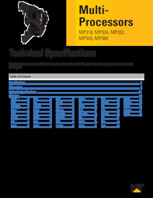 Multiprocesszorok Caterpillar MP324
