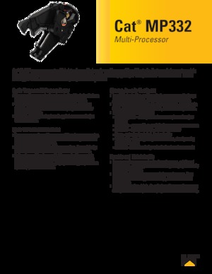 Multiprocesszorok Caterpillar MP332CC