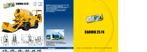 Mixer tehergépkocsik Carmix 25 FX