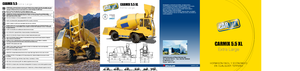 Mixer tehergépkocsik Carmix 5,5 XL