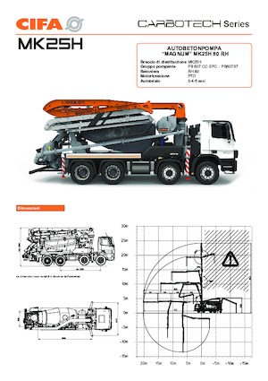 Pumix teherautók CIFA MK25H