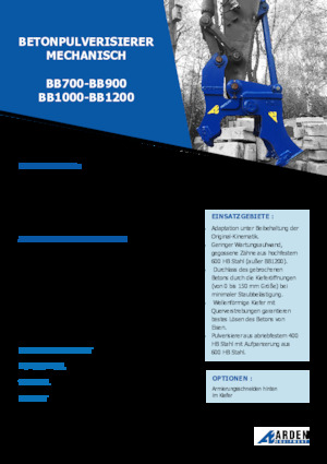 Betonroppantók Arden BB900