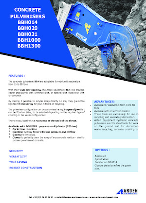 Betonroppantók Arden BBH1300