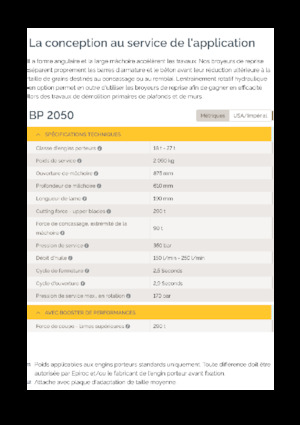 Betonroppantók Epiroc BP 2050