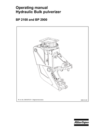 Betonroppantók Atlas Copco BP 2900