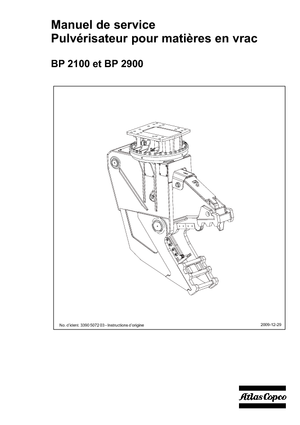 Betonroppantók Atlas Copco BP 2900