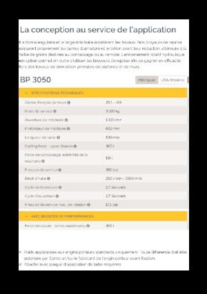 Betonroppantók Epiroc BP 3050