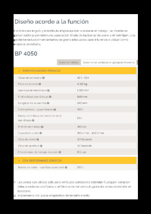 Betonroppantók Epiroc BP 4050
