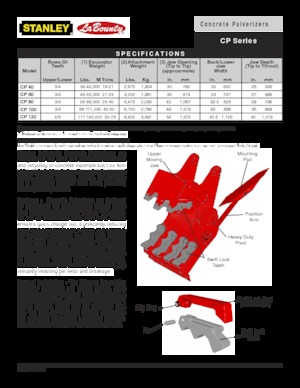 Betonroppantók LaBounty CP 80