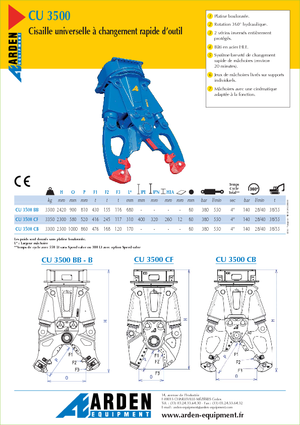 Betonroppantók Arden CU 3500 BB