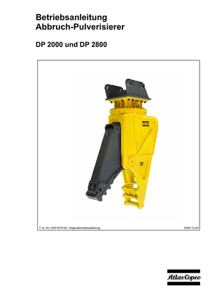 Betonroppantók Atlas Copco DP 2800