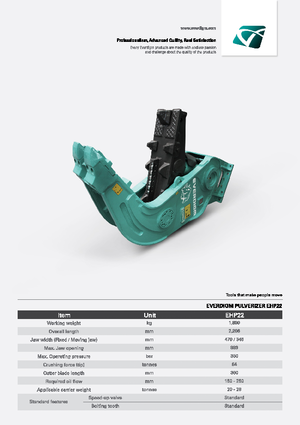 Betonroppantók Everdigm EHP22 