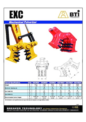 Betonroppantók BTi EXC 120 CP