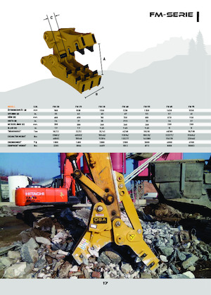 Betonroppantók OSA Demolition Equipment FM 55