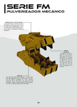 Betonroppantók OSA Demolition Equipment FM 25