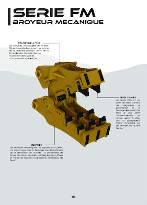 Betonroppantók OSA Demolition Equipment FM 40