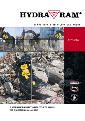 Betonroppantók Hydra Ram HFP-25V