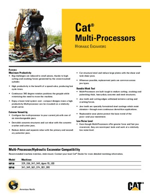 Betonvágók Caterpillar MP30CR