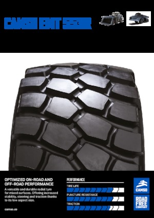 Éptőgép abroncsok Camso EMT 553R 600/65R25