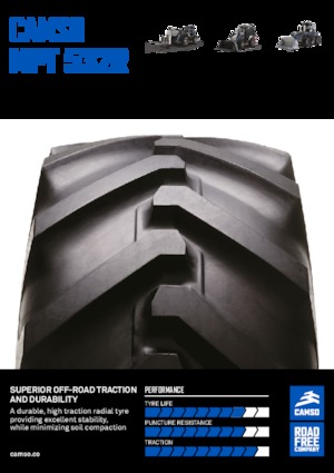 Éptőgép abroncsok Camso MPT 532R 440/80R28 IND