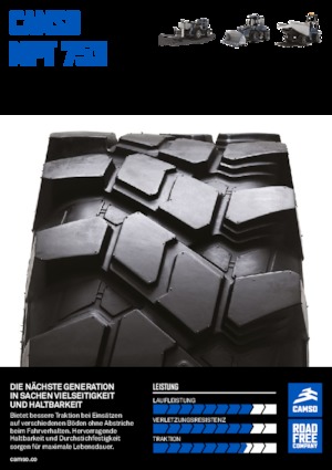 Éptőgép abroncsok Camso MPT 753 340/80-18 IND