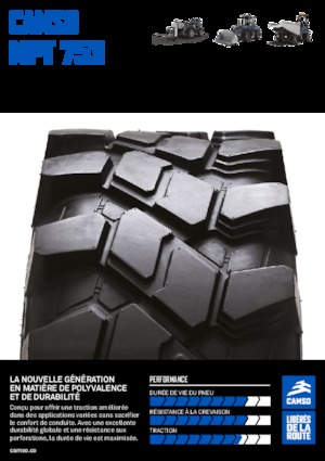 Éptőgép abroncsok Camso MPT 753 340/80-18 IND