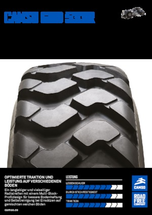 Éptőgép abroncsok Camso GRD 533R 14.00R24