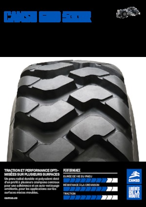 Éptőgép abroncsok Camso GRD 533R 14.00R24