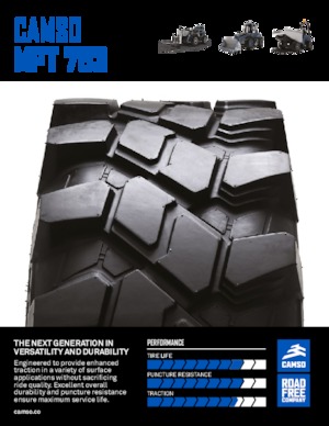 Éptőgép abroncsok Camso MPT 753 340/80-18 IND