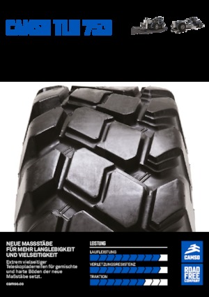 Éptőgép abroncsok Camso TLH 753 14.00-24