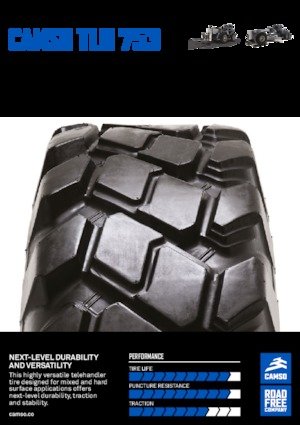 Éptőgép abroncsok Camso TLH 753 14.00-24