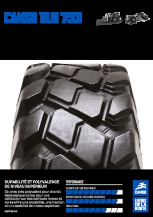 Éptőgép abroncsok Camso TLH 753 14.00-24