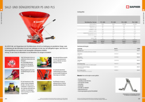 Konténeres szóróberendezések Saphir PLS 500