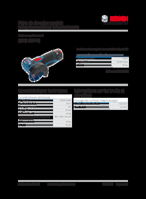Vezetéknélküli sarokcsiszolók Bosch GWS 12V-76