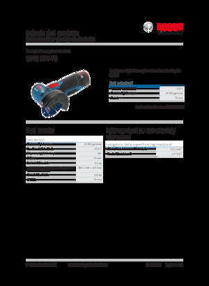 Vezetéknélküli sarokcsiszolók Bosch GWS 12V-76