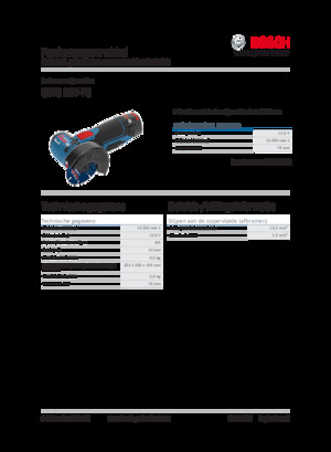 Vezetéknélküli sarokcsiszolók Bosch GWS 12V-76