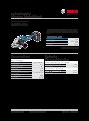 Vezetéknélküli sarokcsiszolók Bosch GWS 18V-15 SC