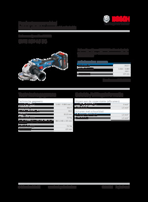 Vezetéknélküli sarokcsiszolók Bosch GWS 18V-15 SC