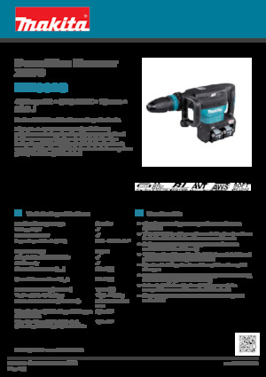Vezetéknélküli bontókalapácsok Makita HM002G