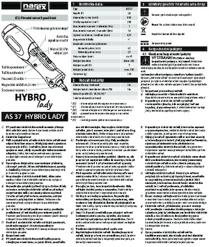 Vezetéknélküli fúrók és csavarbehajtók Narex AS 37