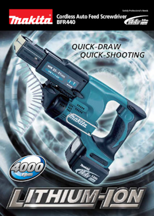 Vezetéknélküli fúrók és csavarbehajtók Makita BFR440