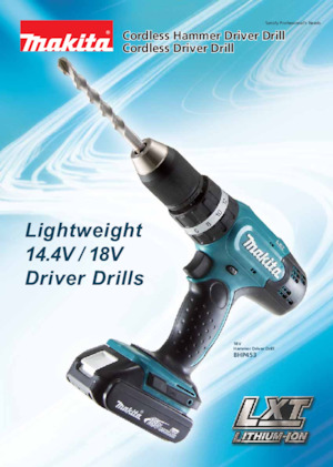 Vezetéknélküli fúrók és csavarbehajtók Makita BDF343 