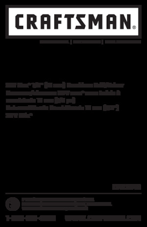 Vezetéknélküli fúrók és csavarbehajtók Craftsman CMCD713C1