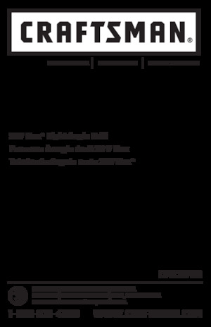 Vezetéknélküli fúrók és csavarbehajtók Craftsman CMCD750B 