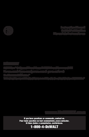 Vezetéknélküli fúrók és csavarbehajtók DEWALT DCD1007B