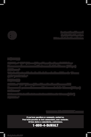 Vezetéknélküli fúrók és csavarbehajtók DEWALT DCD709B