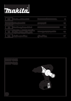 Vezetéknélküli fúrók és csavarbehajtók Makita DDF458