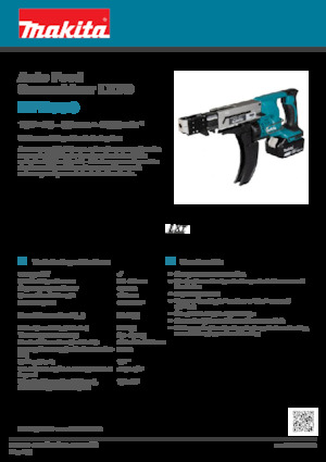 Vezetéknélküli fúrók és csavarbehajtók Makita DFR550