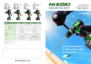Vezetéknélküli fúrók és csavarbehajtók HiKOKI DV18DC