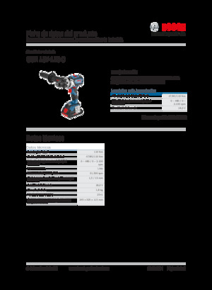 Vezetéknélküli fúrók és csavarbehajtók Bosch GSR 18V-110 C